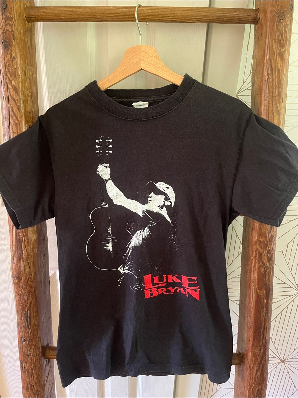 Black Luke Bryan Graphic Short Sleeve Tee - Men's Casual Shirt